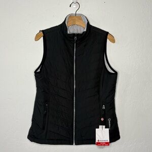 Sunice Vest‎ Womens M Black Oyster Maci Element Shield Climaloft Zip Reversible